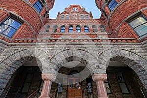 Old Red Museum facade in Dallas Texas