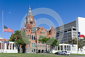 Old Red Museum, formerly Dallas County Courthouse at Dealey Plaza, in Dallas, Texas photo