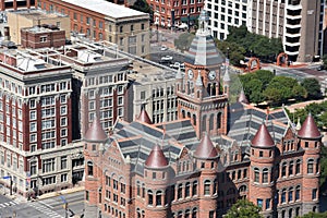 Old Red Museum, formerly Dallas County Courthouse, in Texas