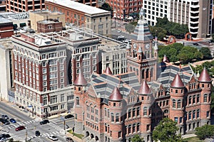 Old Red Museum, formerly Dallas County Courthouse, in Texas