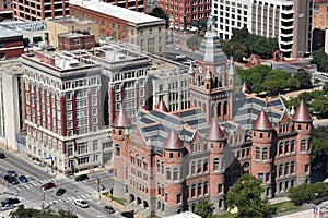 Old Red Museum, formerly Dallas County Courthouse, in Texas