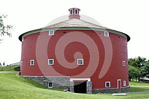 Old Red Round Vermont Barn