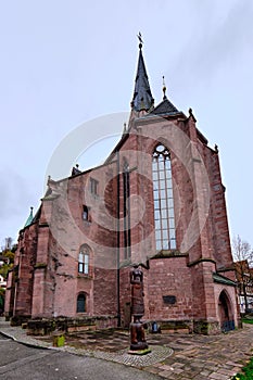 Old Red Stone Citychurch in Calw