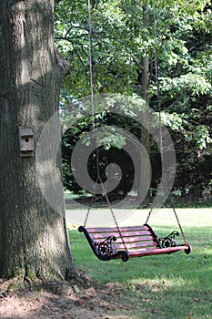 Old Red Swing