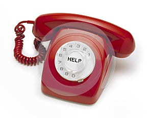 Old Red Telephone photo