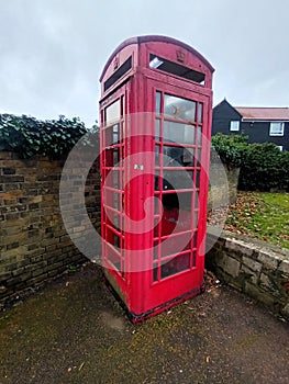 Old Red telephone box