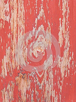 Old Red Texture of Wood Shabby Background