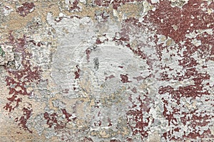 Old red and white painted surface