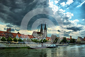 Old Regensburg ,Bavaria,Germany,Unesco heritage