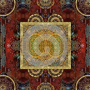 Old relief abstract patterned background motley