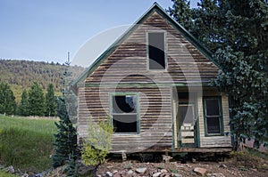 Old relocated building or home in Victor Colorado