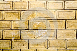 Old renaissance sgraffito wall