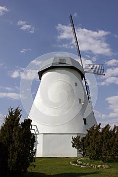 Old Renovated Windmill