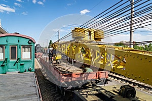 Old repair railway equipment