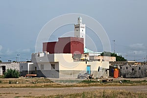 Old residential buildings in Nador.