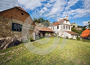 Old residential houses. Weissenkirchen in der Wachau, Lower Austria.