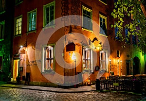 Old restaurant in Warsaw