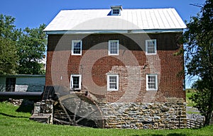 Old Restored brick Gristmill photo