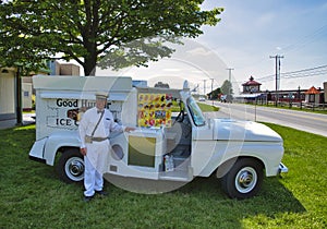 Old Restored Good Humor Ice Cream Truck