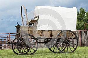 Old restored stage coach photo