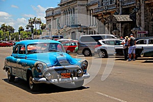 Old retro car in Havana,Cuba