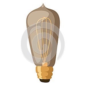Old retro lamp vector illustration light isolated electricity equipment design bulb decoration home vintage electric