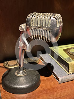 An Old Retro Microphone