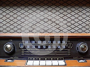 Old retro radio