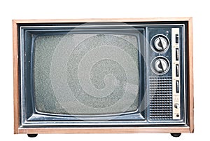 Old Retro TV noise