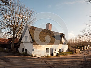 old retro unique cottage house flatford dedham england