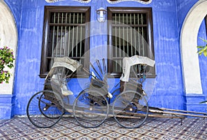 Old Rickshaws in Penang