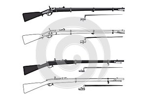 Old rifles photo