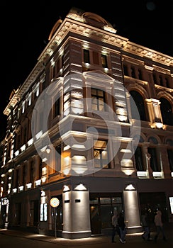 Old Riga architecture at night