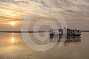 Old River Boat - Irrawaddy River - Myanmar (Burma)