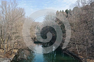 Old river bridge of Haliacmon river