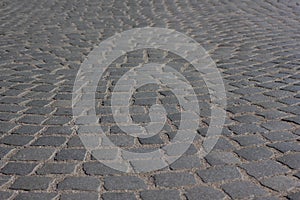 Old road cobblestone