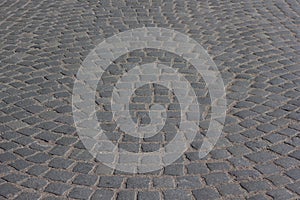 Old road cobblestone