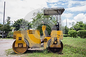 Old road compactors
