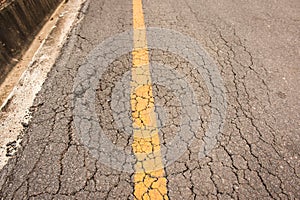 Old Road Cracking abstract background