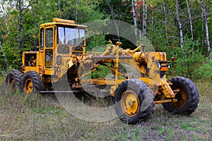 Old road grader