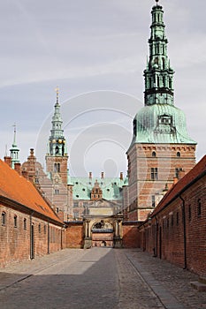 Old road to Frederiksborg Palace, Hilleroed, Denmark