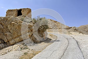 Old road to Jericho city.