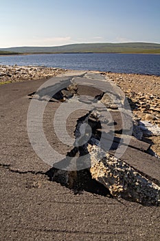 Old road in Upper Teesdale, County Durham