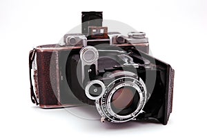 Old roll-film camera