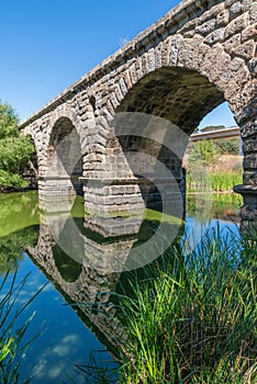 Old Roman bridge of Vila Formosa in Portalegre