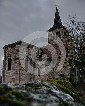 An old roman church in France