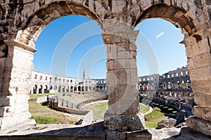 Old Roman coliseum