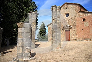 Old romanesque chapel, Sant' Appiano, Italy photo