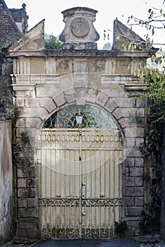 Romans gate in Autun, France photo