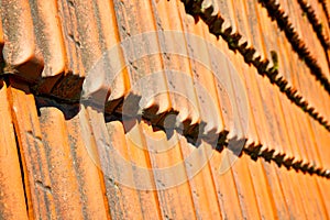 old roof in italy the line